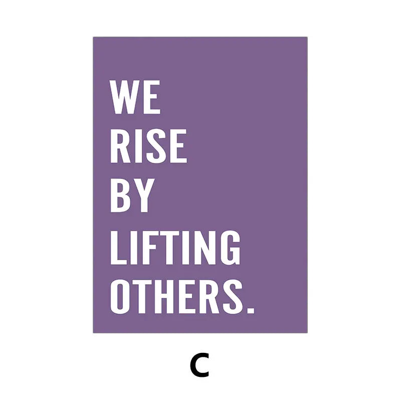 Modern Leadership Attitude Quote Canvas