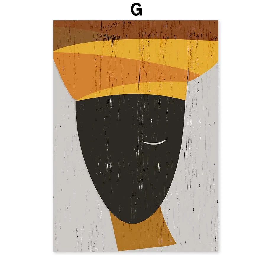 VIP Abstract Girl Nordic Canvas