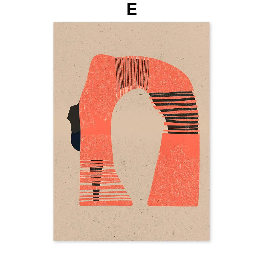 VIP Abstract Girl Nordic Canvas