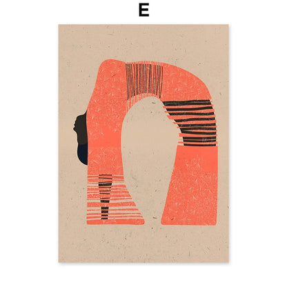 VIP Abstract Girl Nordic Canvas