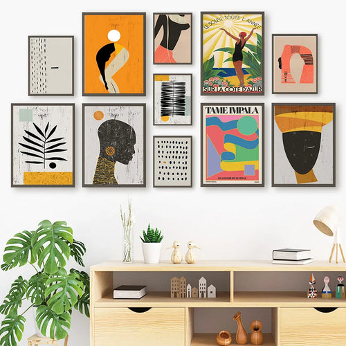 VIP Abstract Girl Nordic Canvas