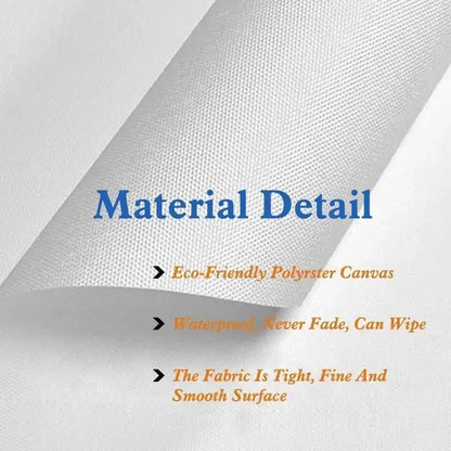 Discipline Believe Focus Inspirational Canvas