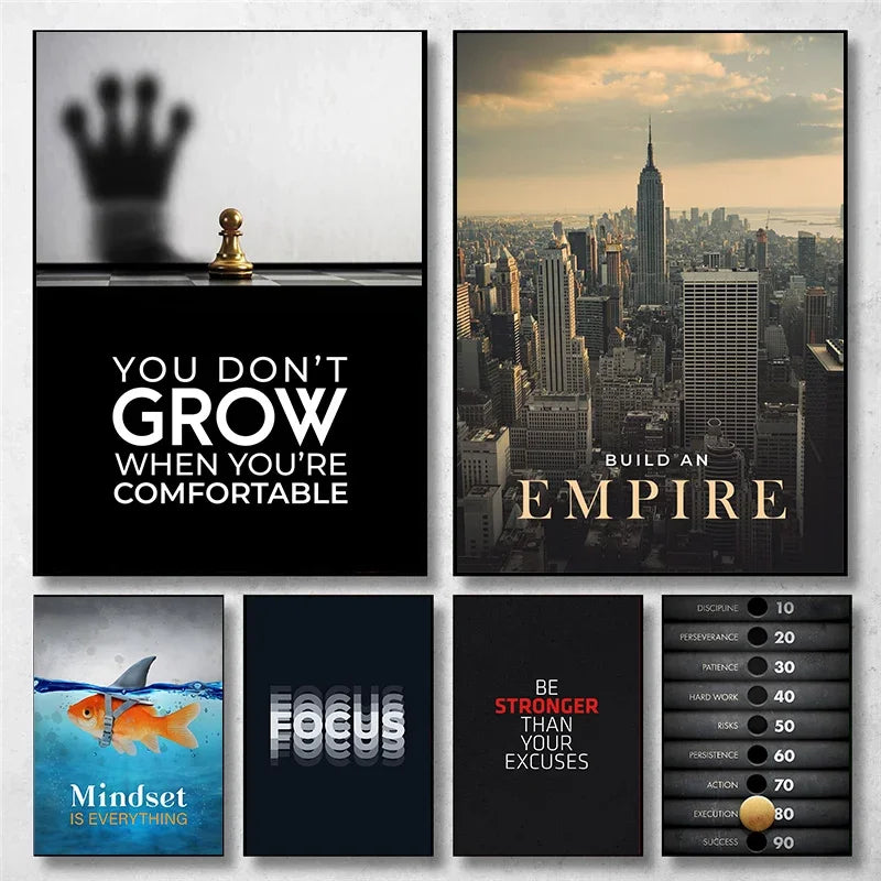 Be Stronger Than Excuses Canvas