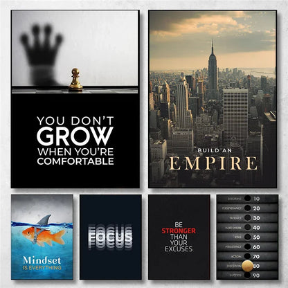 Be Stronger Than Excuses Canvas