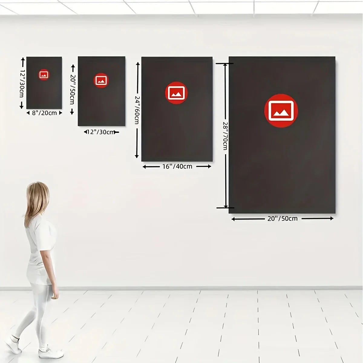 No Risk No Story Modern Canvas