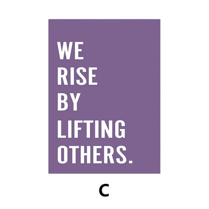 Modern Leadership Attitude Quote Canvas